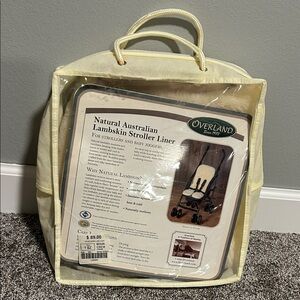 Natural Australian Lambskin Stroller Liner - Cream